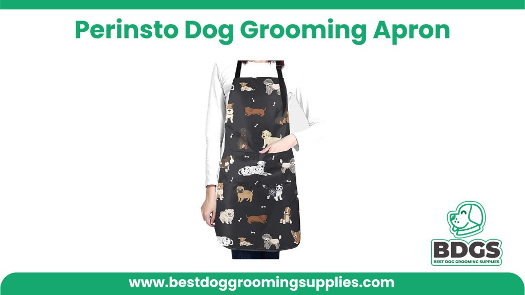 Best for Stylish & Protective - Perinsto Dog Grooming Apron