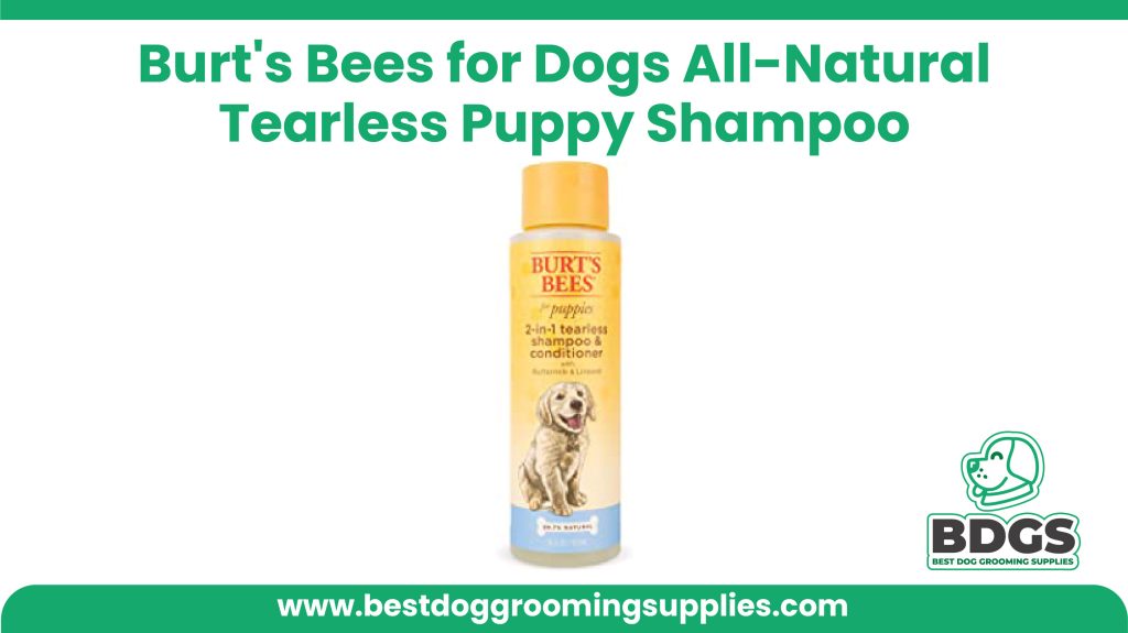 Best for Puppies - Burt's Bees for Dogs All-Natural Tearless Puppy Shampoo