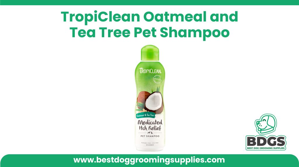 Best Oatmeal and Tea Tree Blend - TropiClean Oatmeal and Tea Tree Pet Shampoo