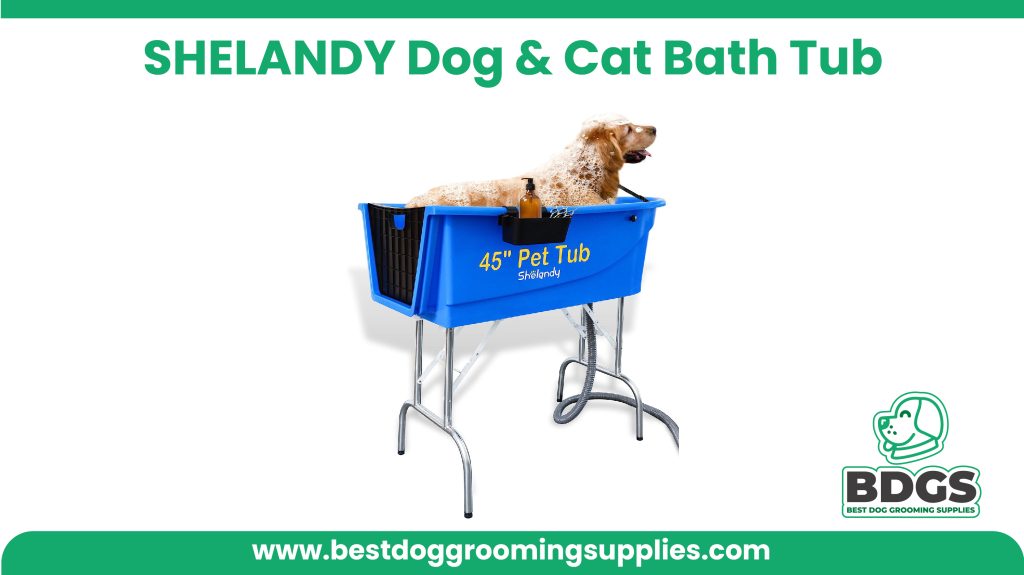 Grooming Tubs for Dogs - SHELANDY Dog & Cat