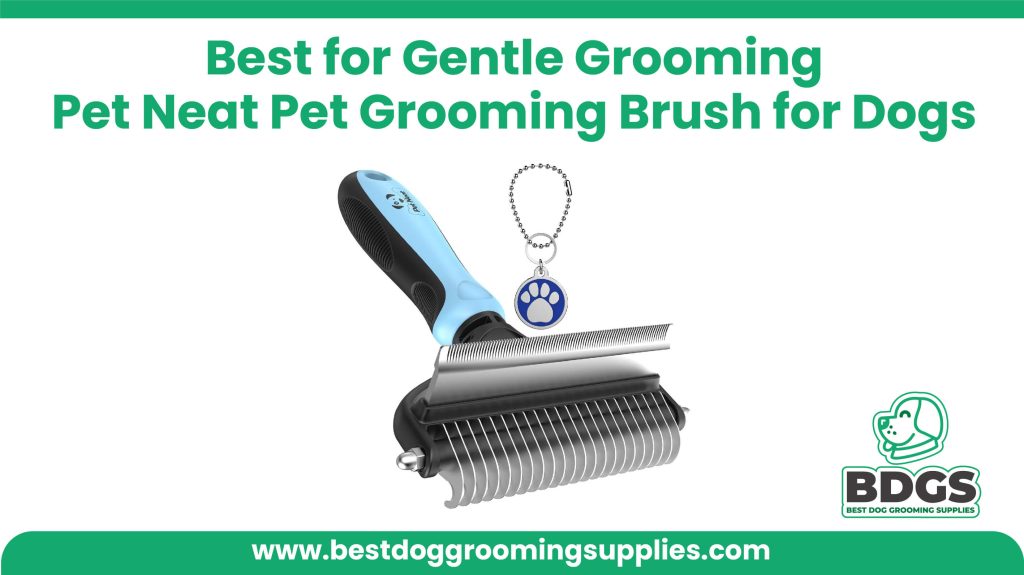 Best for Gentle Grooming: Pet Neat Pet Grooming Brush for Dogs