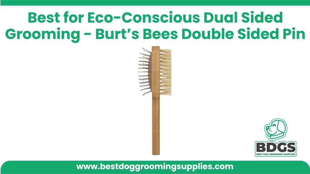 Best for Eco-Conscious Dual-Sided Grooming - Burt's Bees Double-Sided Pin